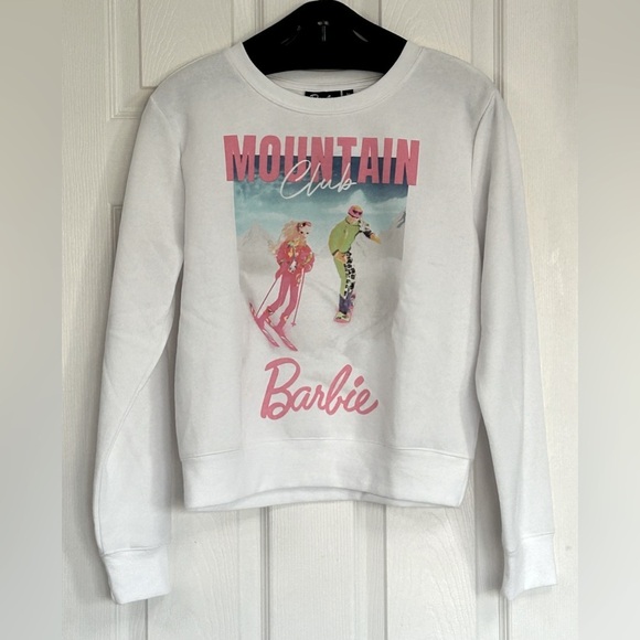2228- Barbie Sweatshirt Junior Girl Size M NWT - Picture 1 of 8